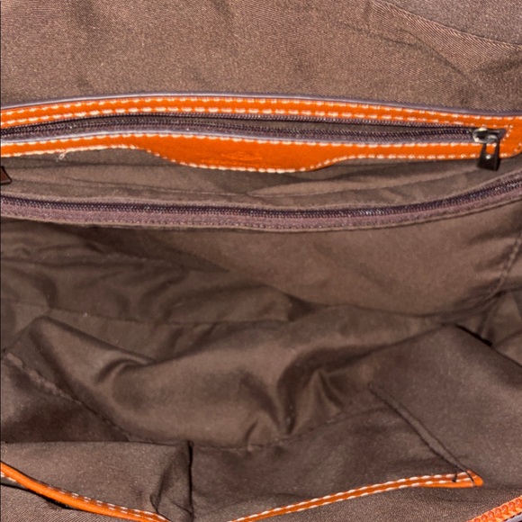 Hema Zhuofan purse hand bag Cream and Brown beautiful condition - Picture 5 of 6